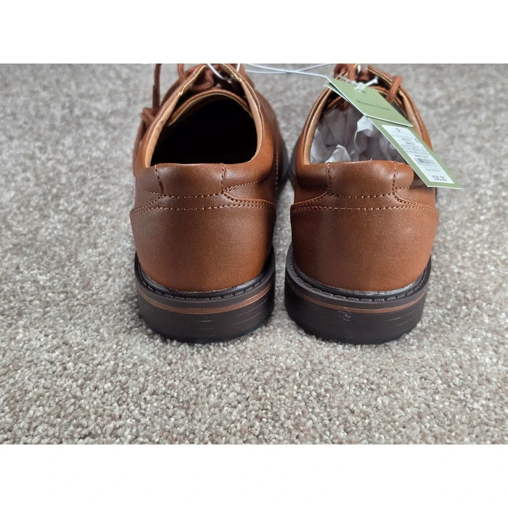 Goodfellow & Co Mens Leo Brown Memory Foam Dress Shoes Size 9